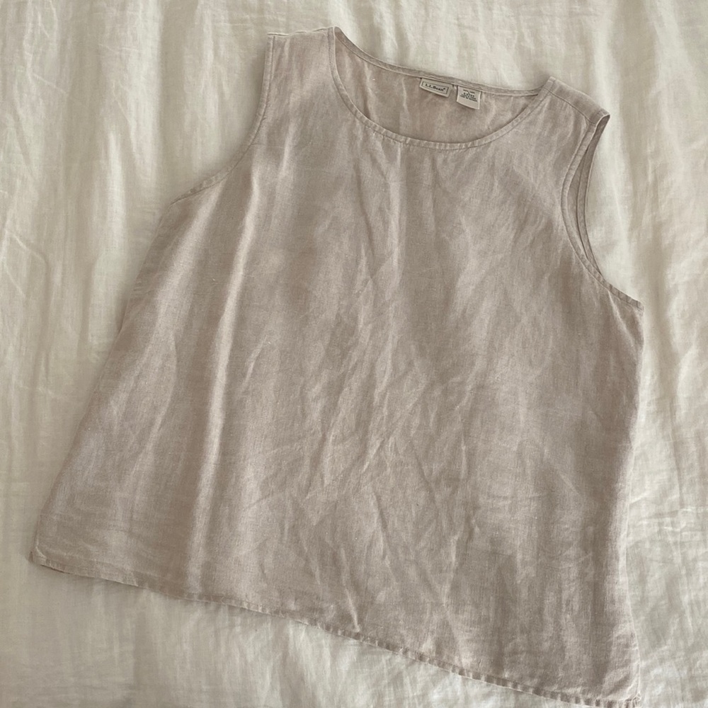 Linen Tank L.L. Bean - L